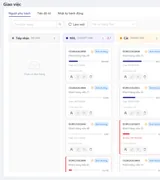 Bảng Kanban Giao việc — giao diện demo đã ẩn danh.
